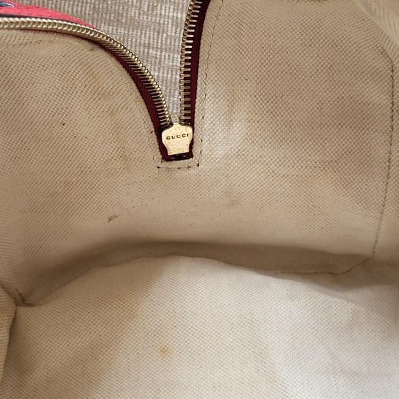 Gucci Sherry Web Boston 25 Bag GG Canvas..Authentic w/COA. - Picture 14 of 16